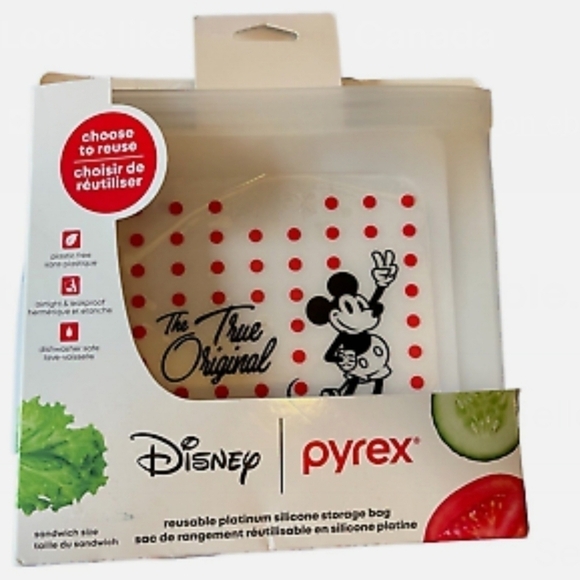 Pyrex Mickey Mouse Silicone Sandwich Bag - Picture 6 of 7
